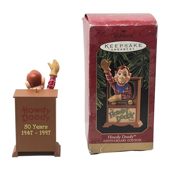 Hallmark Keepsake Ornament HOWDY DOODY Anniversary Edition 1997 Orig Box Vintage - Picture 5 of 8
